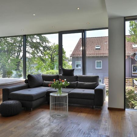 Moderne Studio-Wohnung Gersthofen Buitenkant foto