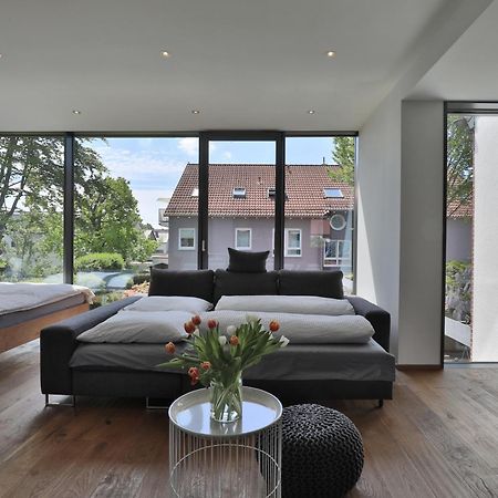 Moderne Studio-Wohnung Gersthofen Buitenkant foto