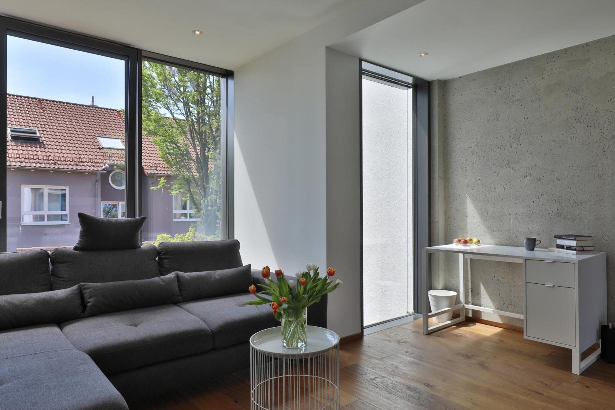 Moderne Studio-Wohnung Gersthofen Buitenkant foto