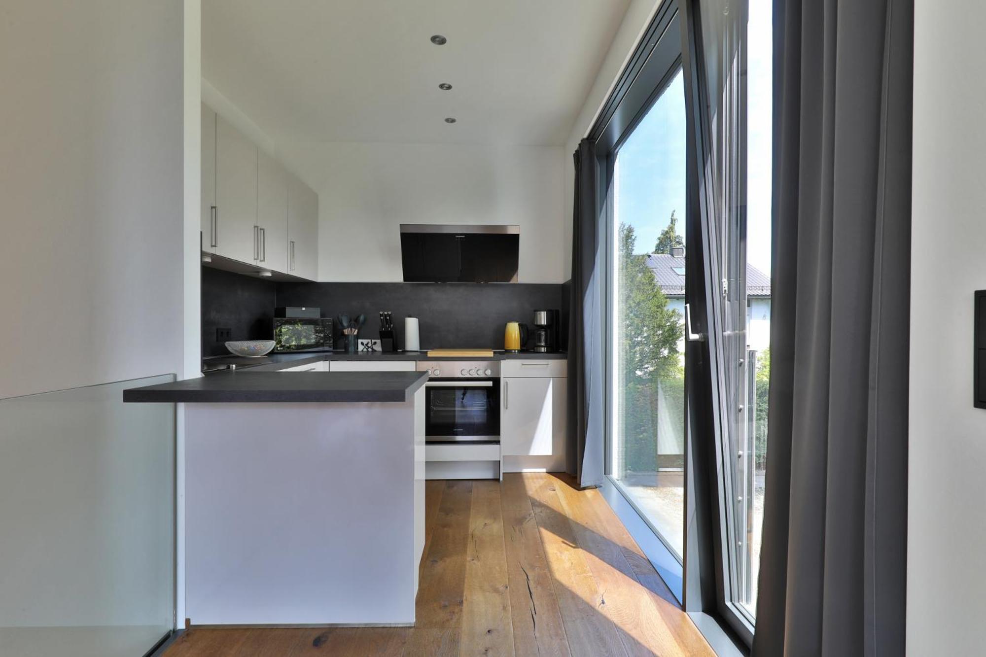 Moderne Studio-Wohnung Gersthofen Buitenkant foto