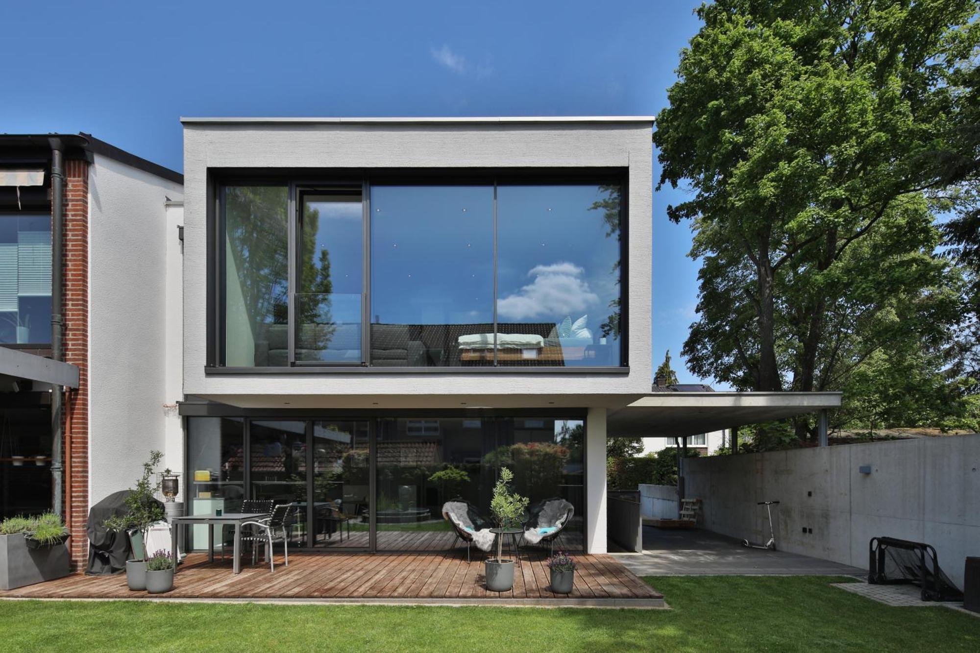 Moderne Studio-Wohnung Gersthofen Buitenkant foto