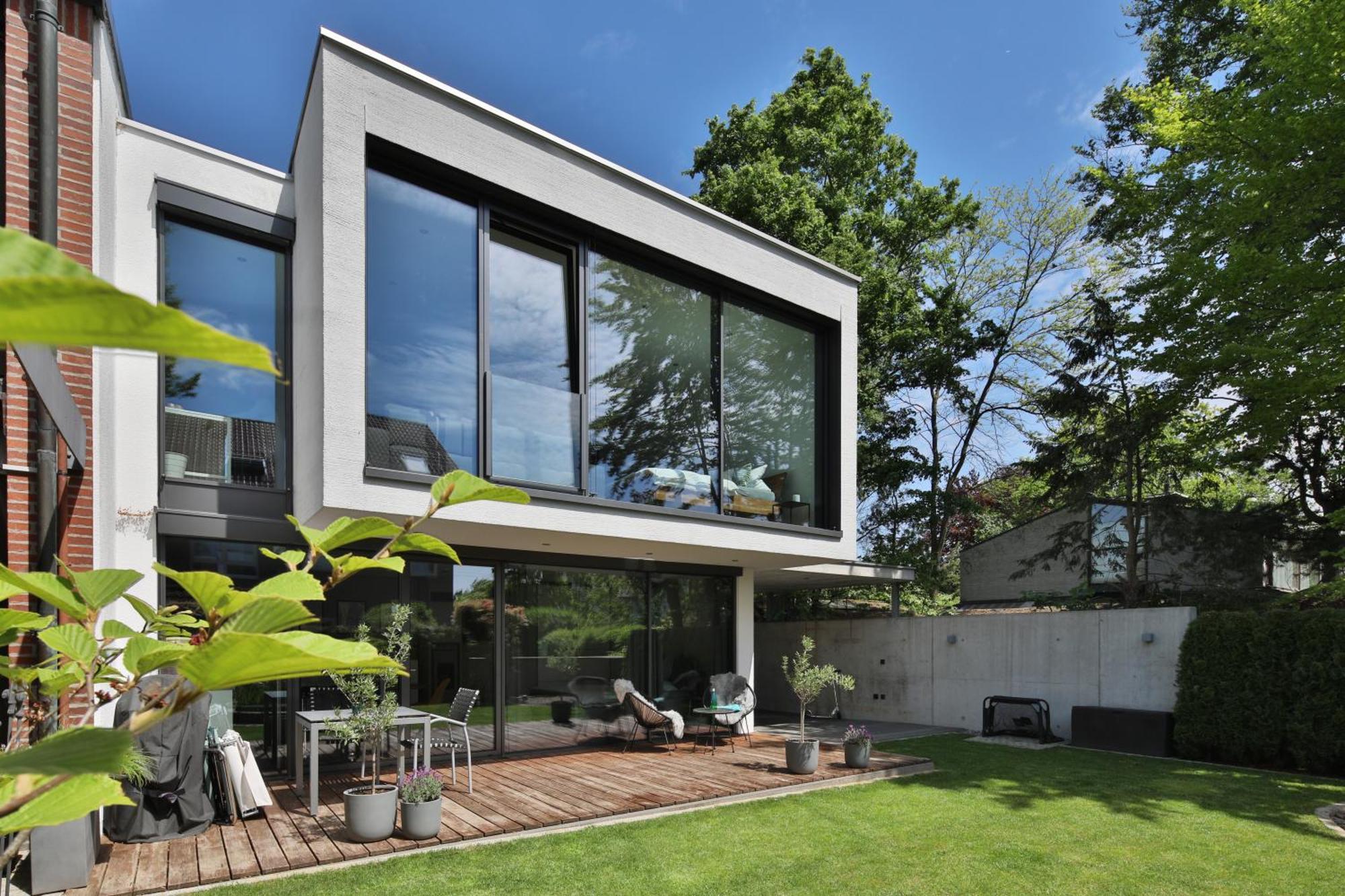 Moderne Studio-Wohnung Gersthofen Buitenkant foto